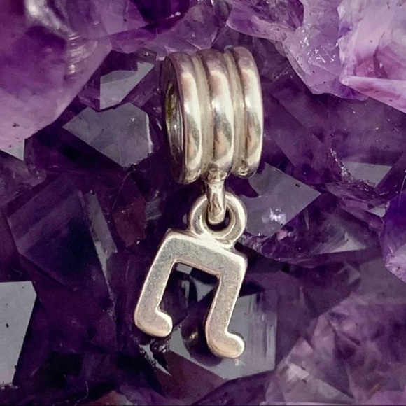 AUTHENTIC Pandora Sterling Silver Music Note Dangle Charm - Picture 2 of 3
